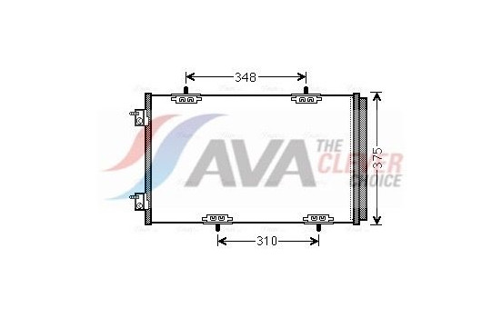 Condenser, air conditioning CN5290D Ava Quality Cooling