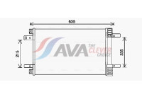 Condenser, air conditioning CN5311D Ava Quality Cooling