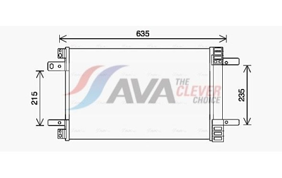 Condenser, air conditioning CN5311D Ava Quality Cooling