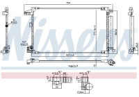 Condenser, air conditioning **CORROSION PROTECTION & NITROGEN FILLING** 940976 Nissens