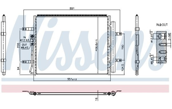 Condenser, air conditioning **CORROSION PROTECTION & NITROGEN FILLING** 940985 Nissens
