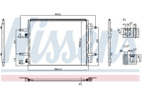 Condenser, air conditioning **CORROSION PROTECTION & NITROGEN FILLING** 941004 Nissens