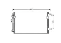 Condenser, air conditioning CRA5098 Ava Quality Cooling