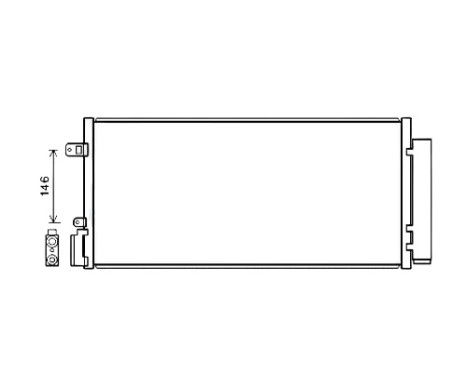 Condenser, air conditioning CT5062D Ava Quality Cooling