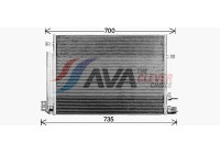 Condenser, air conditioning CT5084D Ava Quality Cooling