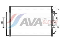 Condenser, air conditioning CTA5048D Ava Quality Cooling