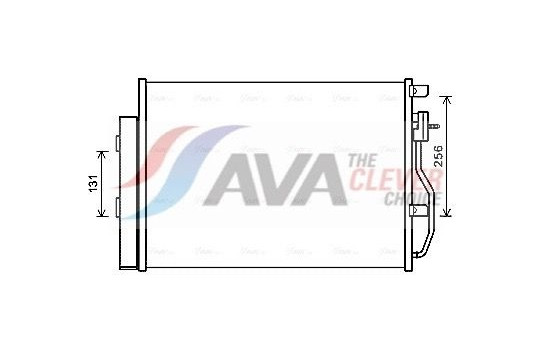 Condenser, air conditioning CTA5048D Ava Quality Cooling