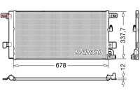 Condenser, air conditioning DCN02001 Denso