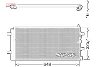 Condenser, air conditioning DCN02002 Denso