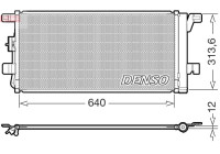 Condenser, air conditioning DCN02049 Denso