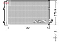 Condenser, air conditioning DCN05106 Denso
