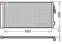Condenser, air conditioning DCN05114 Denso