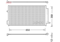 Condenser, air conditioning DCN06016 Denso