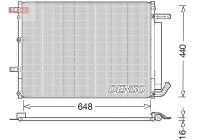 Condenser, air conditioning DCN06018 Denso