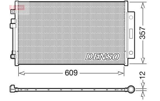 Condenser, air conditioning DCN09004 Denso