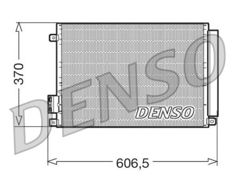 Condenser, air conditioning DCN09045 Denso, Image 3