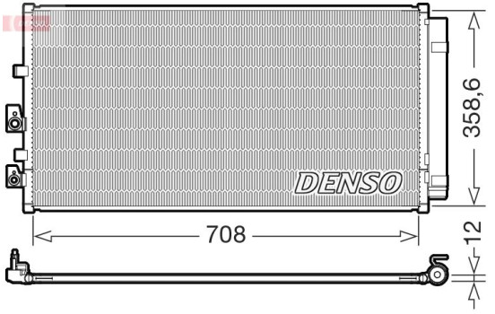 Condenser, air conditioning DCN10062 Denso