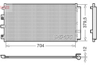 Condenser, air conditioning DCN10065 Denso