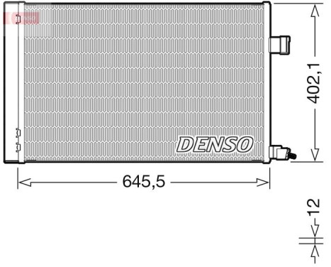 Condenser, air conditioning DCN11009 Denso