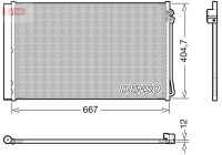 Condenser, air conditioning DCN17062 Denso