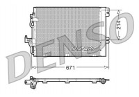 Condenser, air conditioning DCN20009 Denso