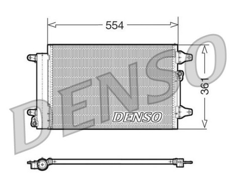 Condenser, air conditioning DCN32015 Denso