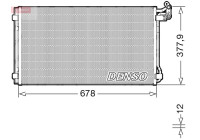 Condenser, air conditioning DCN32068 Denso