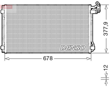 Condenser, air conditioning DCN32068 Denso