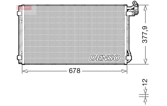 Condenser, air conditioning DCN32068 Denso