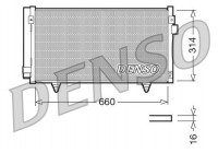 Condenser, air conditioning DCN36003 Denso