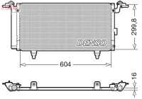 Condenser, air conditioning DCN36005 Denso