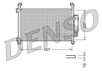 Condenser, air conditioning DCN40007 Denso