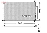 Condenser, air conditioning DCN40013 Denso