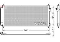 Condenser, air conditioning DCN40026 Denso