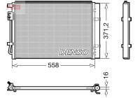 Condenser, air conditioning DCN41015 Denso