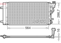Condenser, air conditioning DCN41027 Denso
