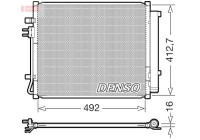Condenser, air conditioning DCN43015 Denso