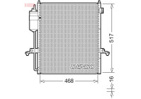 Condenser, air conditioning DCN45004 Denso