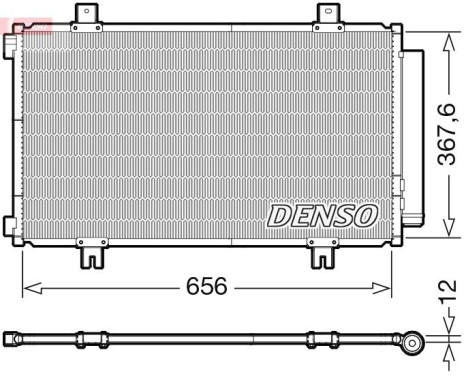 Condenser, air conditioning DCN47009 Denso