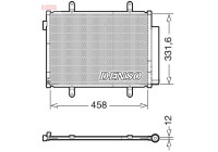 Condenser, air conditioning DCN47011 Denso