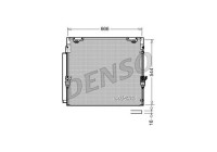 Condenser, air conditioning DCN50036 Denso