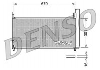 Condenser, air conditioning DCN50037 Denso