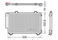 Condenser, air conditioning DCN50060 Denso