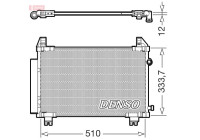 Condenser, air conditioning DCN50062 Denso