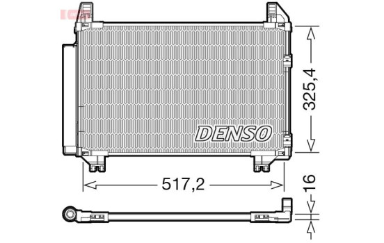 Condenser, air conditioning DCN50101 Denso