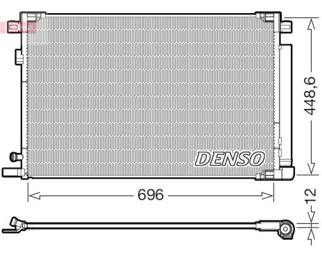 Condenser, air conditioning DCN50128 Denso