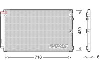 Condenser, air conditioning DCN51011 Denso