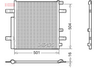 Condenser, air conditioning DCN99054 Denso