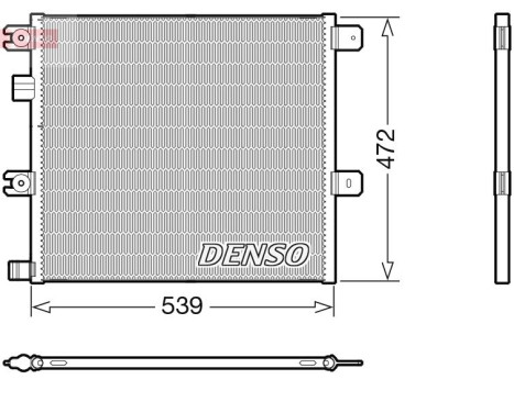 Condenser, air conditioning DCN99077 Denso