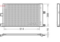 Condenser, air conditioning DCN99080 Denso